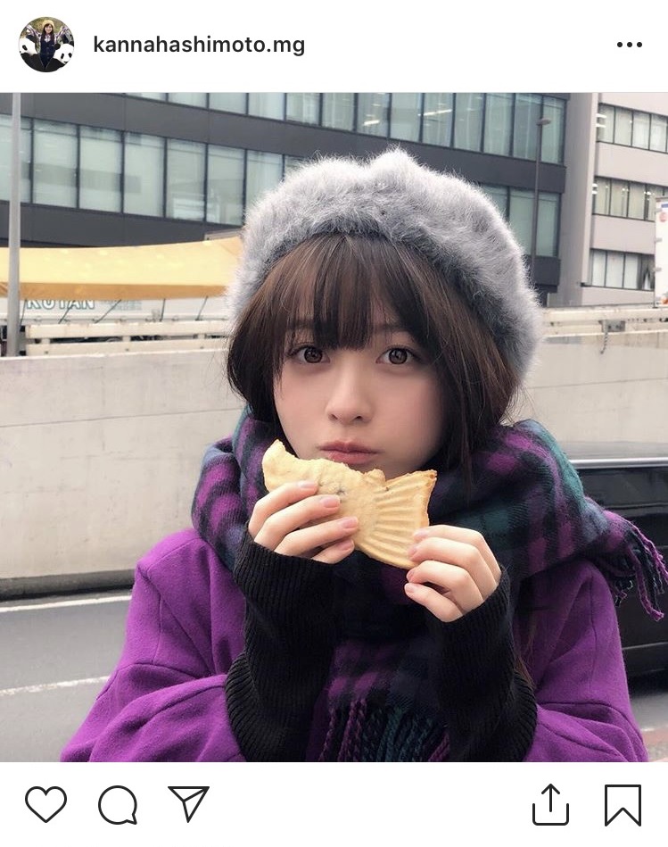 橋本環奈さんのインスタグラムより(※所属事務所許諾)