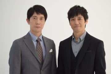 （左から）佐々木蔵之介さん、西島秀俊さん