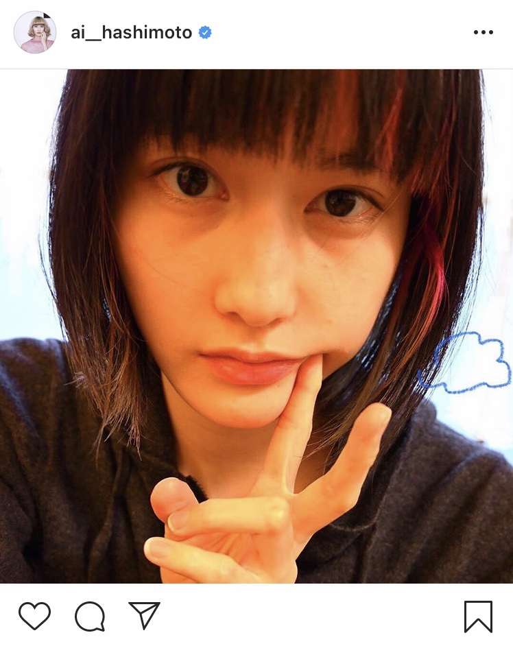 橋本愛さんのインスタグラムより(※所属事務所許諾)