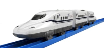 2020年7月に営業運転を開始した「新幹線N700S」のプラレール
