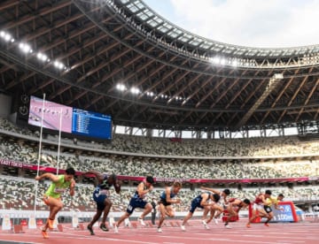 東京五輪のテスト大会（2021年5月、AFP＝時事）