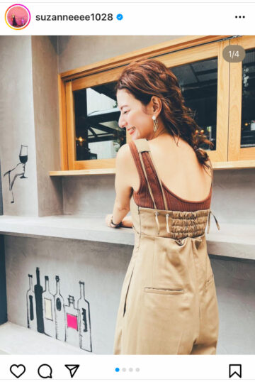 スザンヌさんのインスタグラムより（※所属事務所許諾）