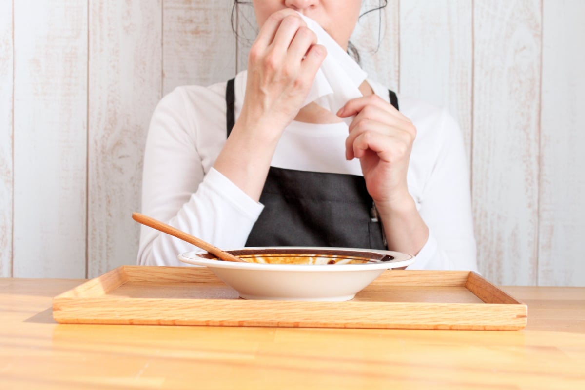 食器 ティッシュ 置く