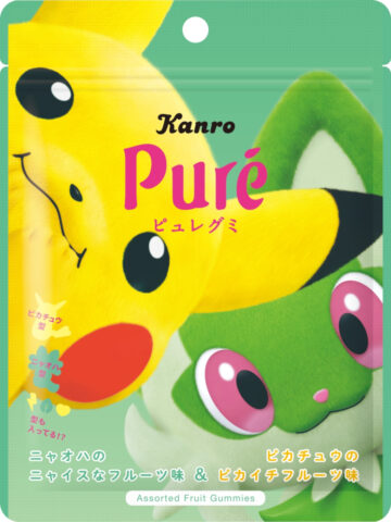 ピカチュウ＆ニャオハがグミに！　（C）Pokemon. （C）Nintendo/Creatures Inc./GAME FREAK inc.