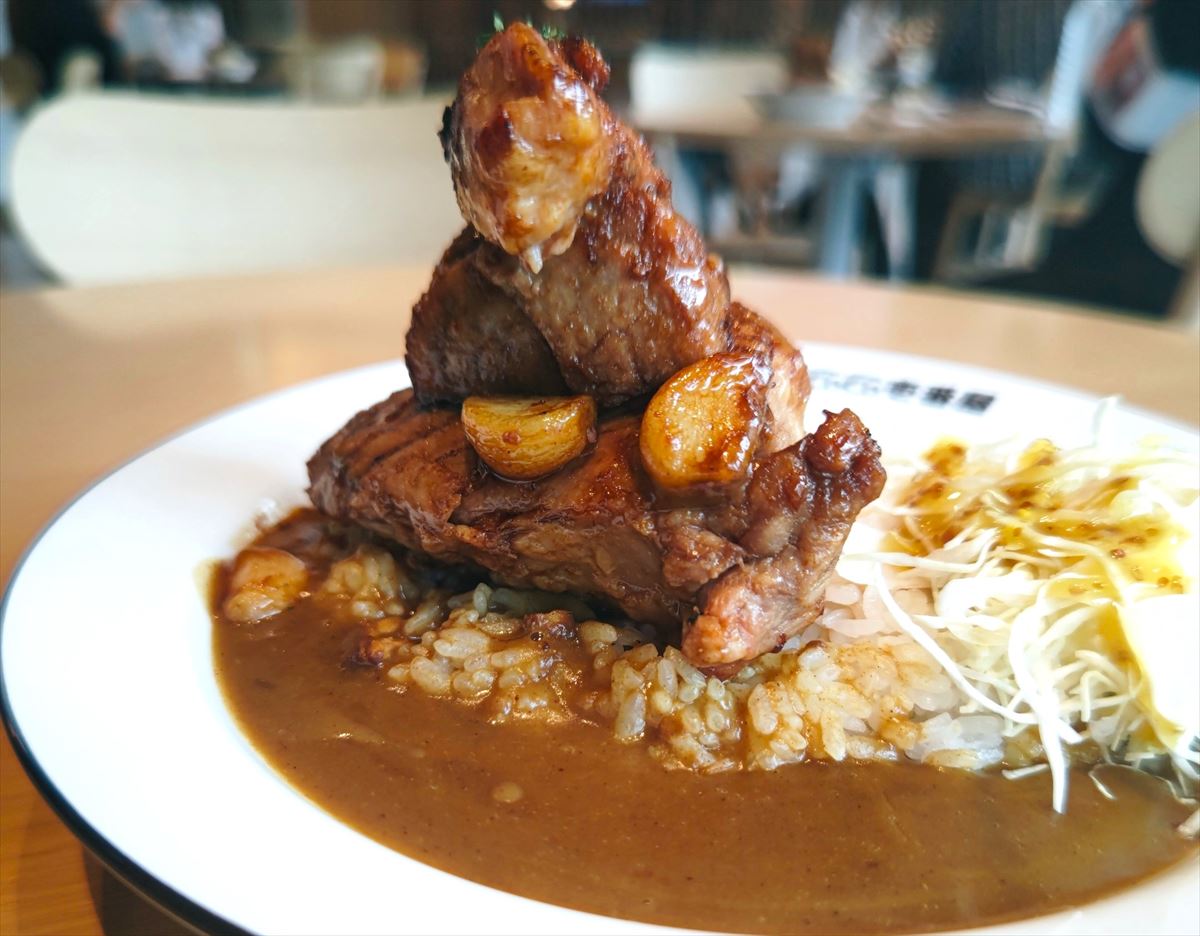 「肉塊トンテキカレー」