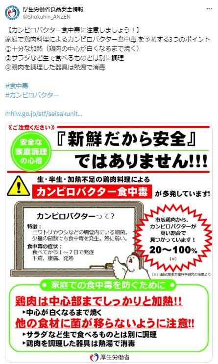 「厚生労働省食品安全情報」より