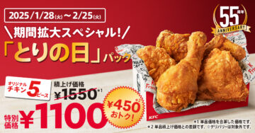 オリジナルチキンだけが入って1100円！