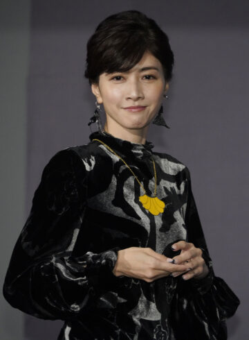 内田有紀さん（2023年2月撮影、時事通信フォト）