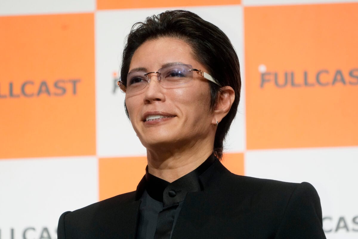 GACKTさん（2024年7月撮影、時事通信フォト）