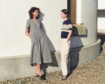 「UNIQLO and COMPTOIR DES COTONNIER」2025年春夏アイテムのイメージビジュアル