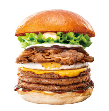 「キング牛カルビ たまてり絶品チーズバーガー」