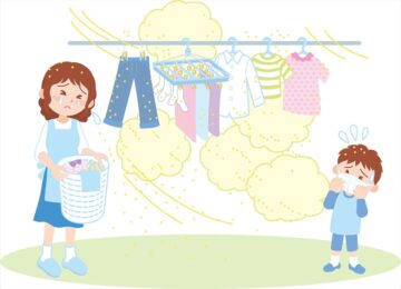 花粉シーズンに外干しをする3つのポイントとは…