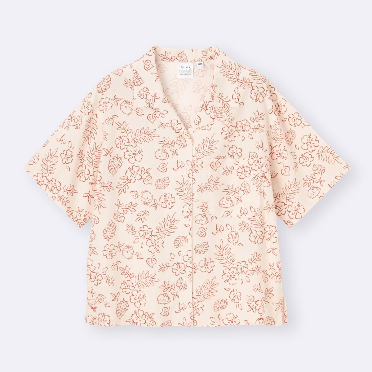 “GU×ちいかわ”コラボ第4弾「アロハシャツ」