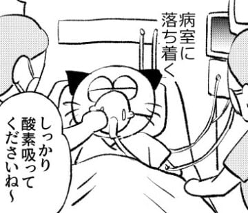 漫画「子宮内膜増殖症で子宮全摘した話」のカット（春日さん提供）