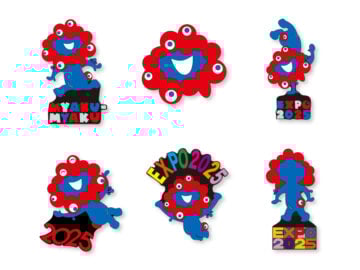 「EXPO2025 ミャクミャク ピンズ6Pセット」