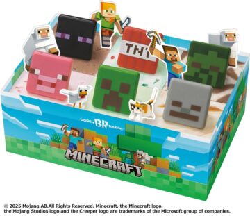 「マインクラフト」の世界観がアイスクリームケーキに！