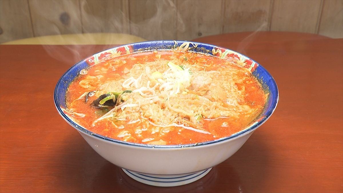 9月23日放送の「ヒューマングルメンタリー　オモウマい店」に登場する「テフタンメン」（中京テレビ提供）