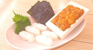 新商品「新物板うに手巻きセット（5貫分）」