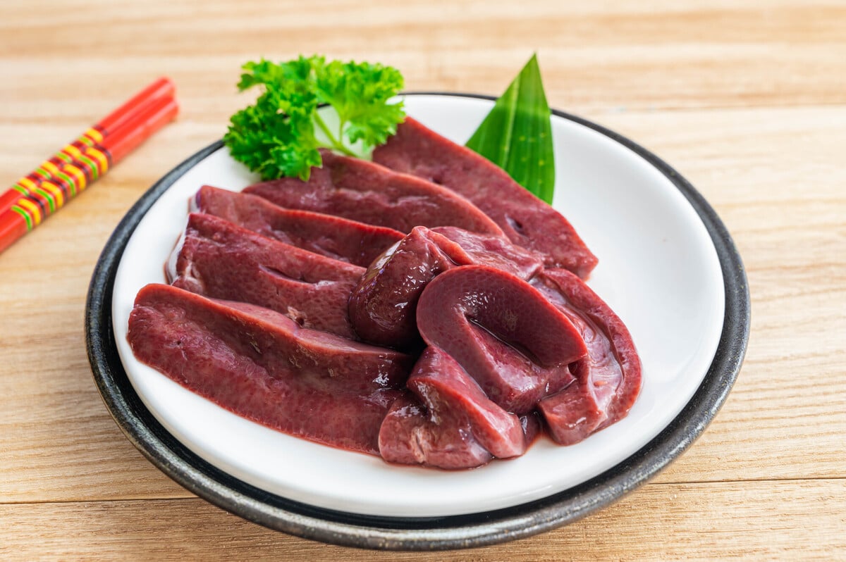 鉄分を多く含むレバー