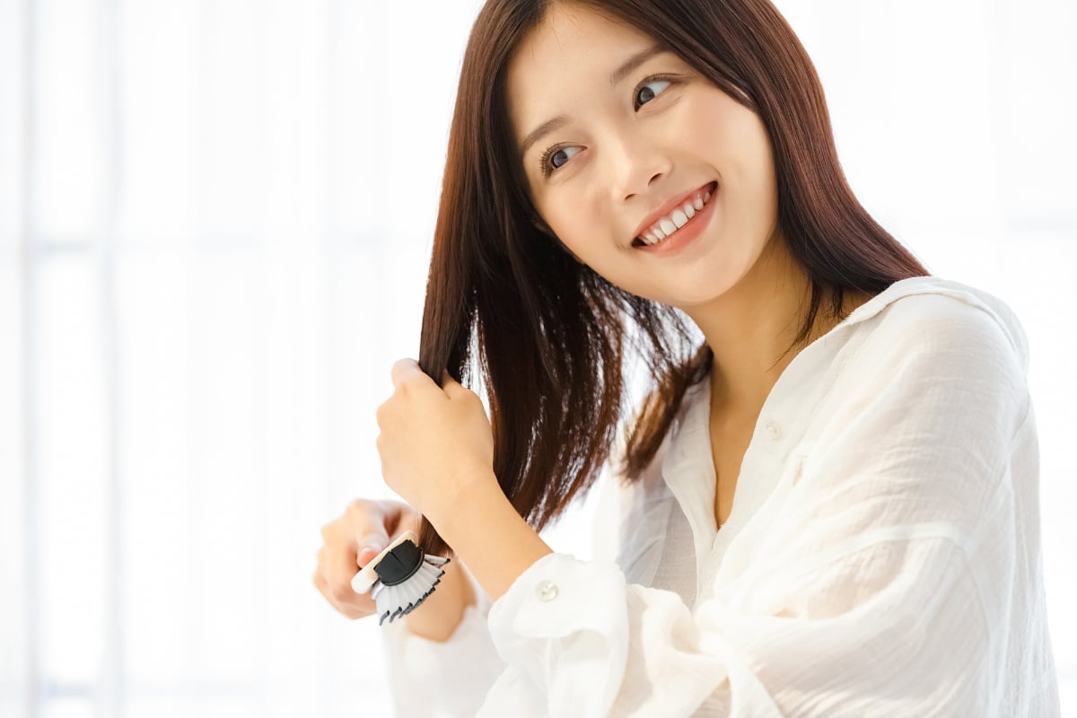 ブラシの正しい使い方とは？（画像はイメージ）