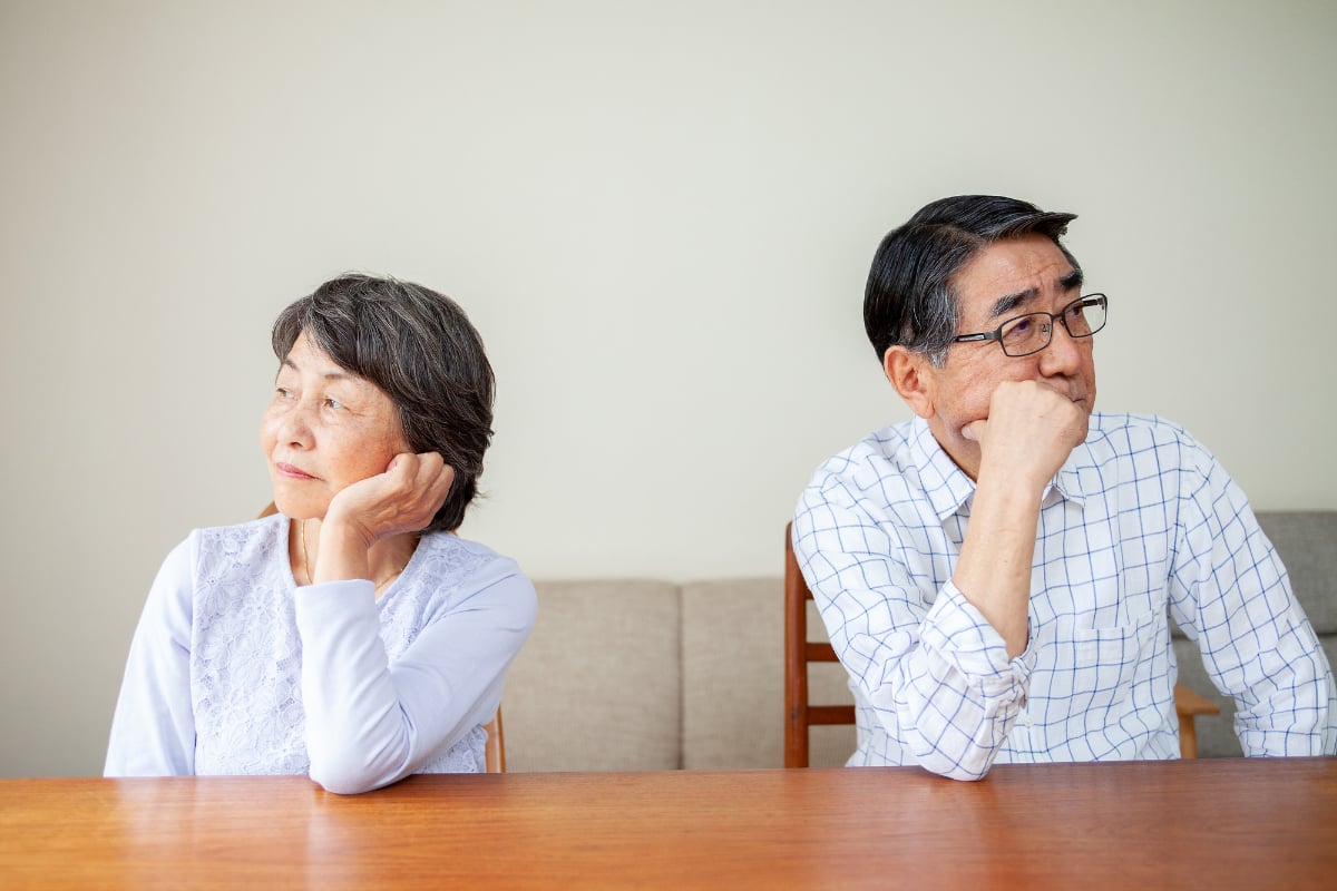 熟年離婚の際に財産分与は拒否できる？（画像はイメージ）