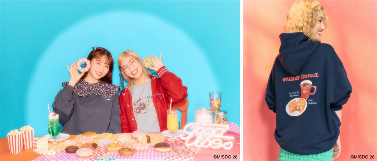 ミスタードーナツとレプシィムのコラボビジュアル