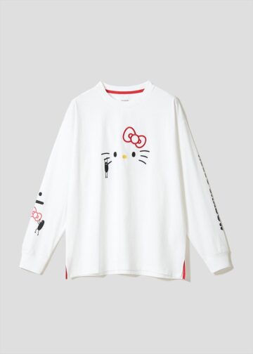 「憧れのあの子／ビッグシルエット長袖Tシャツ」（4900円）（C）2026 SANRIO CO．, LTD． APPROVAL NO． L664481