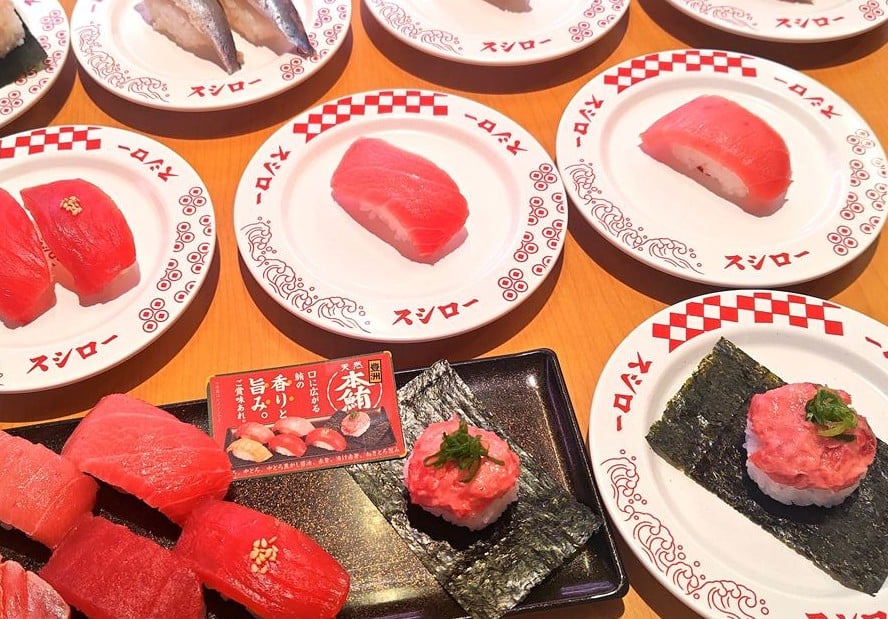 「天下の魚市場 豊洲×スシロー」の商品たち