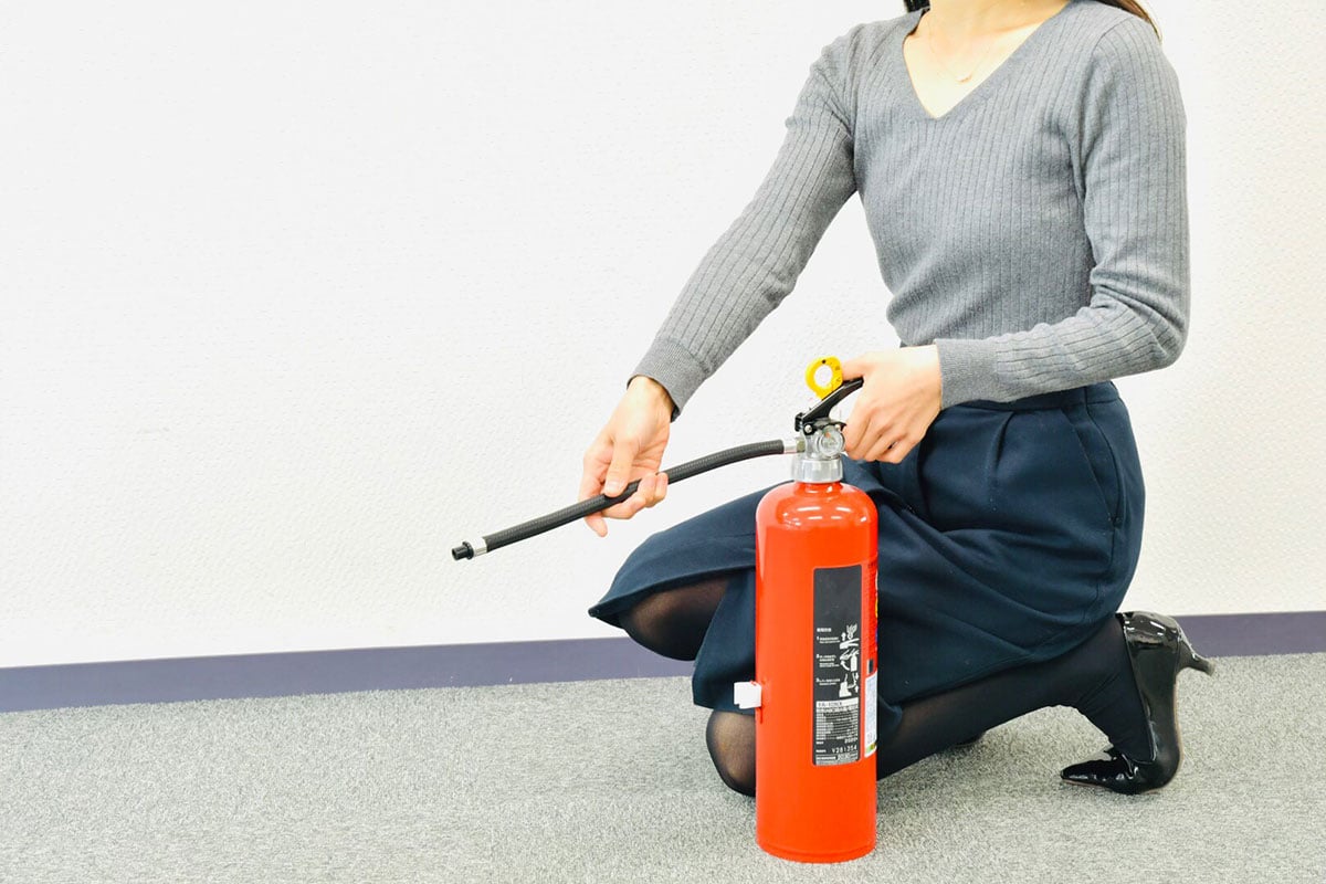 自宅に消火器って置いてある？