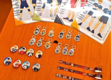 くら寿司と「ハイキュー！！」コラボのグッズ