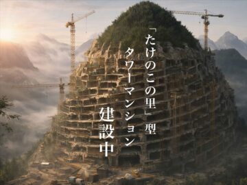 「たけのこの里」タワーマンションのイメージビジュアル