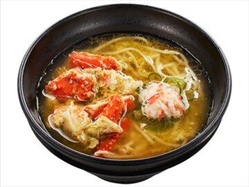 「たらば蟹の濃厚蟹旨ラーメン（細麺）」