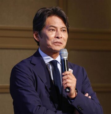 織田裕二さん（2015年撮影、時事）