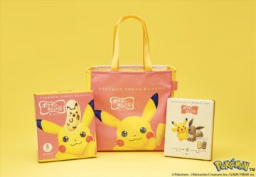 「ポケモン東京ばな奈 ピカチュウバッグセット」（C）Pokemon． （C）Nintendo／Creatures Inc．／GAME FREAK inc．