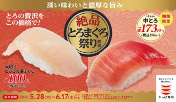 「絶品とろまぐろ祭り」のキービジュアル