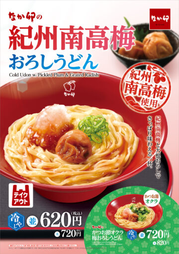 「紀州南高梅おろしうどん」のキービジュアル