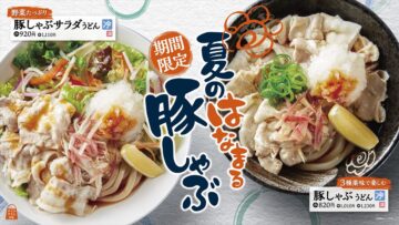 「豚しゃぶうどん」