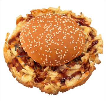 「はみでる！！かき揚げバーガー」のイメージ