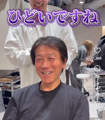 薄毛が気になる男性がカットで大変身！