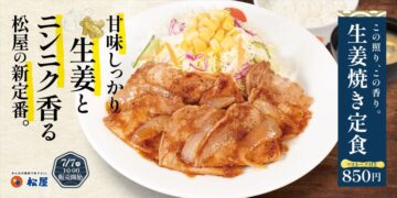 「生姜焼き定食」のイメージビジュアル
