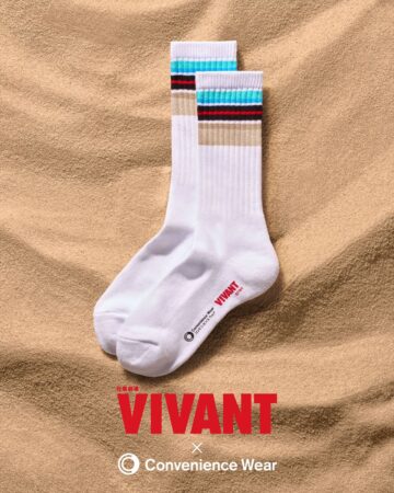 「VIVANT」とコラボしたコンビニエンスウェアのソックス
