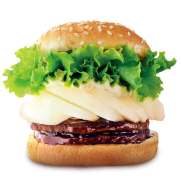「梨のダブルてりやきバーガー」