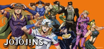 JINSと「ジョジョの奇妙な冒険」コラボのキービジュアル (C)A&L/S.JOJO TAP