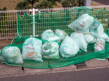ゴミ収集日の前日にゴミを出すのは法律違反?(画像はイメージ)