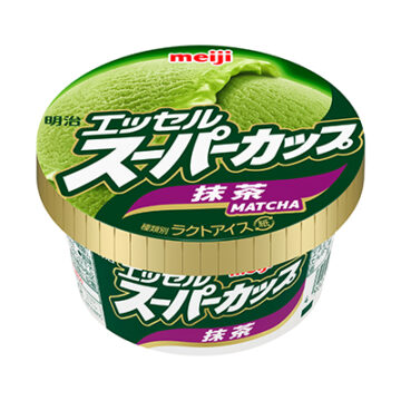 2026年2月に製造を終了した「明治 エッセル スーパーカップ 抹茶 200ml」(明治の公式サイトより)